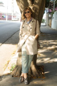 Clássico trench coat bege