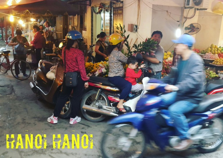 Scooters em Hanói, Vietnã @pratserie