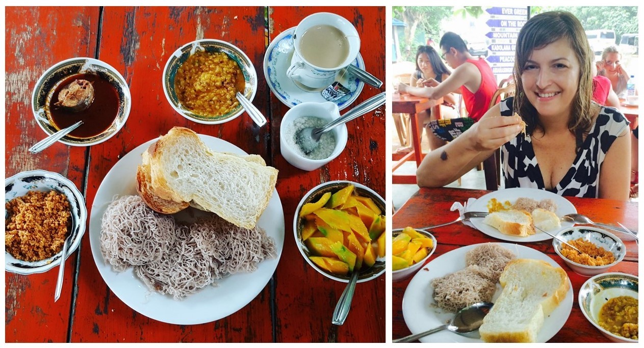 Café da manhã no Sri Lanka @pratserie