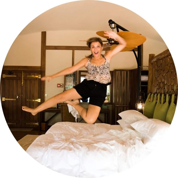 Jumping-in-a-hotel-bed