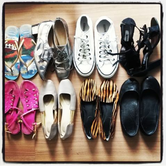 fashionable travel shoes @pratserie