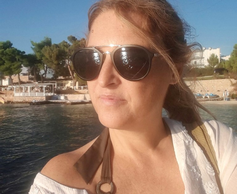 Selfie na praia - Albania.