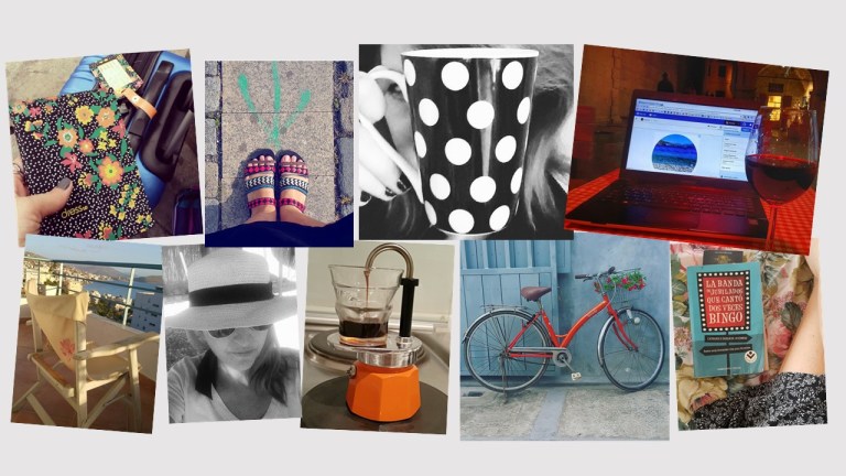 Colagem experiências de viagem por Fernanda Prats