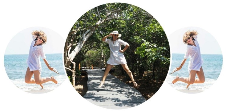 Jumping selfies @pratserie