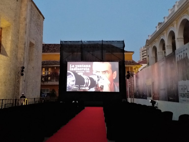 festival de cartagena - filme ao ar livre