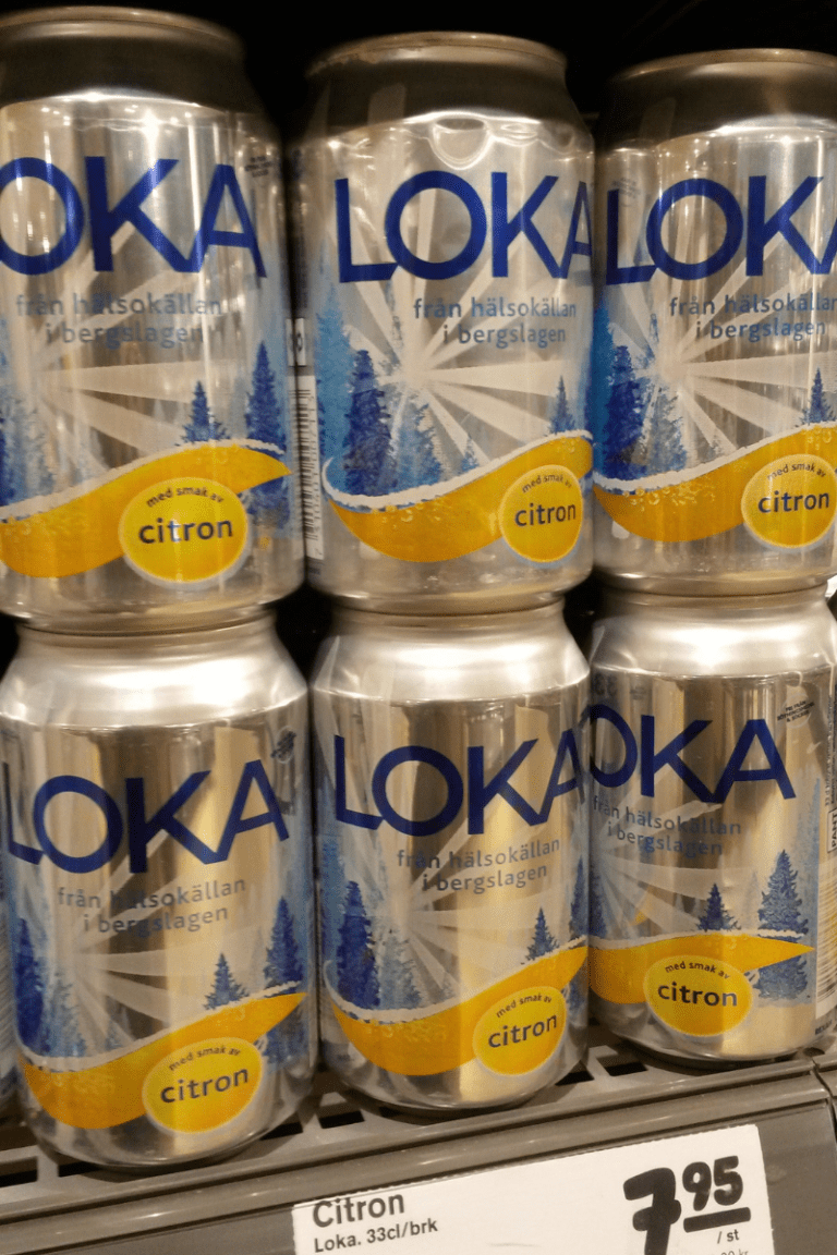 água Loka - supermercado escandinavo