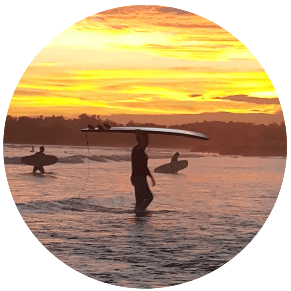 surf e pôr de sol @pratserie